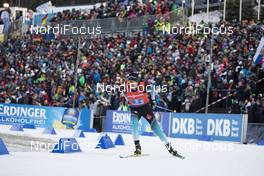 11.01.2020, Oberhof, Germany (GER): Quentin Fillon Maillet (FRA) -  IBU world cup biathlon, relay men, Oberhof (GER). www.nordicfocus.com. © Manzoni/NordicFocus. Every downloaded picture is fee-liable.