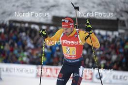 11.01.2020, Oberhof, Germany (GER): Arnd Peiffer (GER) -  IBU world cup biathlon, relay men, Oberhof (GER). www.nordicfocus.com. © Manzoni/NordicFocus. Every downloaded picture is fee-liable.