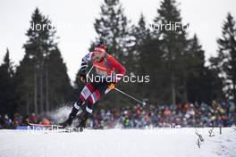 11.01.2020, Oberhof, Germany (GER): Simon Eder (AUT) -  IBU world cup biathlon, relay men, Oberhof (GER). www.nordicfocus.com. © Manzoni/NordicFocus. Every downloaded picture is fee-liable.