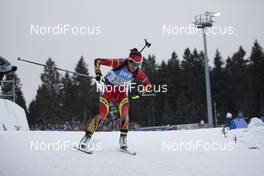 11.01.2020, Oberhof, Germany (GER): Yuanmeng Chu (CHN) -  IBU world cup biathlon, relay women, Oberhof (GER). www.nordicfocus.com. © Manzoni/NordicFocus. Every downloaded picture is fee-liable.
