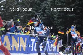 11.01.2020, Oberhof, Germany (GER): Lisa Vittozzi (ITA) -  IBU world cup biathlon, relay women, Oberhof (GER). www.nordicfocus.com. © Manzoni/NordicFocus. Every downloaded picture is fee-liable.