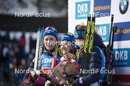 11.01.2020, Oberhof, Germany (GER): Elvira Oeberg (SWE), Linn Persson (SWE), (l-r) -  IBU world cup biathlon, relay women, Oberhof (GER). www.nordicfocus.com. © Manzoni/NordicFocus. Every downloaded picture is fee-liable.