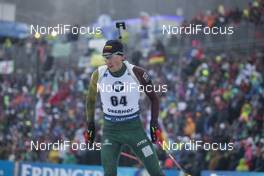 10.01.2020, Oberhof, Germany (GER): Karol Dombrovski (LTU) -  IBU world cup biathlon, sprint men, Oberhof (GER). www.nordicfocus.com. © Manzoni/NordicFocus. Every downloaded picture is fee-liable.