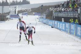 10.01.2020, Oberhof, Germany (GER): Julian Eberhard (AUT), Tarjei Boe (NOR), (l-r) -  IBU world cup biathlon, sprint men, Oberhof (GER). www.nordicfocus.com. © Manzoni/NordicFocus. Every downloaded picture is fee-liable.