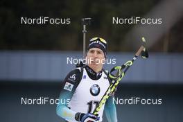 10.01.2020, Oberhof, Germany (GER): Quentin Fillon Maillet (FRA) -  IBU world cup biathlon, sprint men, Oberhof (GER). www.nordicfocus.com. © Manzoni/NordicFocus. Every downloaded picture is fee-liable.