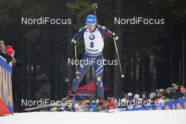 10.01.2020, Oberhof, Germany (GER): Lukas Hofer (ITA) -  IBU world cup biathlon, sprint men, Oberhof (GER). www.nordicfocus.com. © Manzoni/NordicFocus. Every downloaded picture is fee-liable.