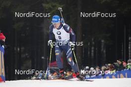 10.01.2020, Oberhof, Germany (GER): Lukas Hofer (ITA) -  IBU world cup biathlon, sprint men, Oberhof (GER). www.nordicfocus.com. © Manzoni/NordicFocus. Every downloaded picture is fee-liable.
