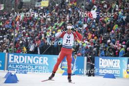 10.01.2020, Oberhof, Germany (GER): Scott Gow (CAN) -  IBU world cup biathlon, sprint men, Oberhof (GER). www.nordicfocus.com. © Manzoni/NordicFocus. Every downloaded picture is fee-liable.