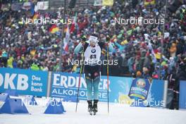 10.01.2020, Oberhof, Germany (GER): Fabien Claude (FRA) -  IBU world cup biathlon, sprint men, Oberhof (GER). www.nordicfocus.com. © Manzoni/NordicFocus. Every downloaded picture is fee-liable.