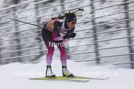 07.01.2020, Oberhof, Germany (GER): Event Feature: Undefined Athlete competes on the track -  IBU world cup biathlon, training, Oberhof (GER). www.nordicfocus.com. © Manzoni/NordicFocus. Every downloaded picture is fee-liable.