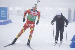 08.01.2020, Oberhof, Germany (GER): Ole Einar Bjoerndalen (NOR) during practice with the Chinese team -  IBU world cup biathlon, training, Oberhof (GER). www.nordicfocus.com. © Manzoni/NordicFocus. Every downloaded picture is fee-liable.