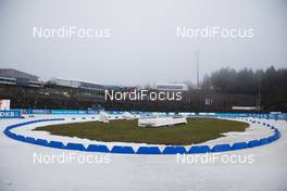 10.01.2020, Oberhof, Germany (GER): Event Feature: View over the penaltyloop towards the grand stand -  IBU world cup biathlon, training, Oberhof (GER). www.nordicfocus.com. © Manzoni/NordicFocus. Every downloaded picture is fee-liable.