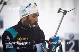 08.01.2020, Oberhof, Germany (GER): Martin Fourcade (FRA) -  IBU world cup biathlon, training, Oberhof (GER). www.nordicfocus.com. © Manzoni/NordicFocus. Every downloaded picture is fee-liable.
