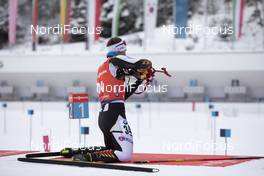 19.01.2020, Ruhpolding, Germany (GER): Florent Claude (BEL) -  IBU world cup biathlon, pursuit men, Ruhpolding (GER). www.nordicfocus.com. © Manzoni/NordicFocus. Every downloaded picture is fee-liable.