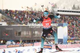 19.01.2020, Ruhpolding, Germany (GER): Emilien Jacquelin (FRA) -  IBU world cup biathlon, pursuit men, Ruhpolding (GER). www.nordicfocus.com. © Tumashov/NordicFocus. Every downloaded picture is fee-liable.