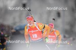 19.01.2020, Ruhpolding, Germany (GER): Roman Rees (GER) -  IBU world cup biathlon, pursuit men, Ruhpolding (GER). www.nordicfocus.com. © Tumashov/NordicFocus. Every downloaded picture is fee-liable.