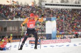 19.01.2020, Ruhpolding, Germany (GER): Arnd Peiffer (GER) -  IBU world cup biathlon, pursuit men, Ruhpolding (GER). www.nordicfocus.com. © Tumashov/NordicFocus. Every downloaded picture is fee-liable.