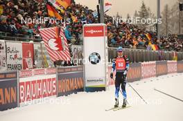 19.01.2020, Ruhpolding, Germany (GER): Kalev Ermits (EST) -  IBU world cup biathlon, pursuit men, Ruhpolding (GER). www.nordicfocus.com. © Tumashov/NordicFocus. Every downloaded picture is fee-liable.