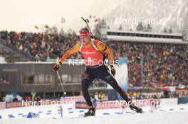 19.01.2020, Ruhpolding, Germany (GER): Benedikt Doll (GER) -  IBU world cup biathlon, pursuit men, Ruhpolding (GER). www.nordicfocus.com. © Tumashov/NordicFocus. Every downloaded picture is fee-liable.