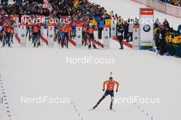 19.01.2020, Ruhpolding, Germany (GER): Benedikt Doll (GER) -  IBU world cup biathlon, pursuit men, Ruhpolding (GER). www.nordicfocus.com. © Tumashov/NordicFocus. Every downloaded picture is fee-liable.