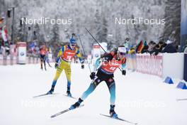 19.01.2020, Ruhpolding, Germany (GER): Antonin Guigonnat (FRA) -  IBU world cup biathlon, pursuit men, Ruhpolding (GER). www.nordicfocus.com. © Manzoni/NordicFocus. Every downloaded picture is fee-liable.
