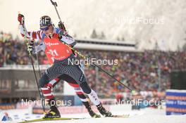 19.01.2020, Ruhpolding, Germany (GER): Sean Doherty (USA) -  IBU world cup biathlon, pursuit men, Ruhpolding (GER). www.nordicfocus.com. © Tumashov/NordicFocus. Every downloaded picture is fee-liable.