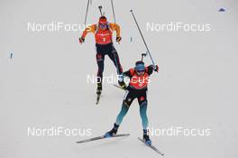 19.01.2020, Ruhpolding, Germany (GER): Simon Desthieux (FRA) -  IBU world cup biathlon, pursuit men, Ruhpolding (GER). www.nordicfocus.com. © Tumashov/NordicFocus. Every downloaded picture is fee-liable.
