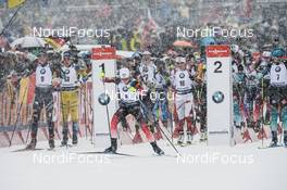 19.01.2020, Ruhpolding, Germany (GER): Marte Olsbu Roeiseland (NOR), Julia Simon (FRA), Lisa Vittozzi (ITA) -  IBU world cup biathlon, pursuit women, Ruhpolding (GER). www.nordicfocus.com. © Tumashov/NordicFocus. Every downloaded picture is fee-liable.