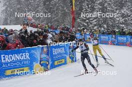 19.01.2020, Ruhpolding, Germany (GER): Hanna Oeberg (SWE), Dorothea Wierer (ITA) -  IBU world cup biathlon, pursuit women, Ruhpolding (GER). www.nordicfocus.com. © Tumashov/NordicFocus. Every downloaded picture is fee-liable.