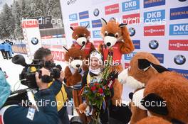 19.01.2020, Ruhpolding, Germany (GER): Tiril Eckhoff (NOR) -  IBU world cup biathlon, pursuit women, Ruhpolding (GER). www.nordicfocus.com. © Tumashov/NordicFocus. Every downloaded picture is fee-liable.