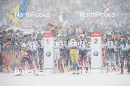 19.01.2020, Ruhpolding, Germany (GER): Tiril Eckhoff (NOR), Hanna Oeberg (SWE) -  IBU world cup biathlon, pursuit women, Ruhpolding (GER). www.nordicfocus.com. © Tumashov/NordicFocus. Every downloaded picture is fee-liable.