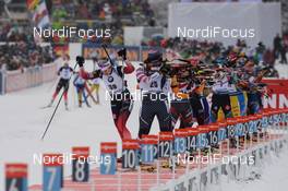 19.01.2020, Ruhpolding, Germany (GER): Synnoeve Solemdal (NOR) -  IBU world cup biathlon, pursuit women, Ruhpolding (GER). www.nordicfocus.com. © Tumashov/NordicFocus. Every downloaded picture is fee-liable.