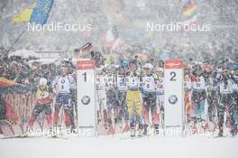 19.01.2020, Ruhpolding, Germany (GER): Hanna Oeberg (SWE), Tiril Eckhoff (NOR) -  IBU world cup biathlon, pursuit women, Ruhpolding (GER). www.nordicfocus.com. © Tumashov/NordicFocus. Every downloaded picture is fee-liable.