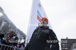 19.01.2020, Ruhpolding, Germany (GER): Event Feature: Infront Technician Olli at work -  IBU world cup biathlon, pursuit women, Ruhpolding (GER). www.nordicfocus.com. © Manzoni/NordicFocus. Every downloaded picture is fee-liable.
