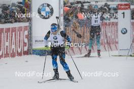 19.01.2020, Ruhpolding, Germany (GER): Johanna Talihaerm (EST) -  IBU world cup biathlon, pursuit women, Ruhpolding (GER). www.nordicfocus.com. © Tumashov/NordicFocus. Every downloaded picture is fee-liable.