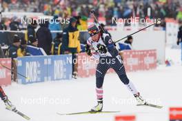19.01.2020, Ruhpolding, Germany (GER): Susan Dunklee (USA) -  IBU world cup biathlon, pursuit women, Ruhpolding (GER). www.nordicfocus.com. © Tumashov/NordicFocus. Every downloaded picture is fee-liable.
