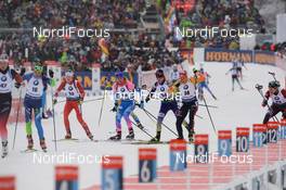 19.01.2020, Ruhpolding, Germany (GER): Karolin Horchler (GER), Emma Lunder (CAN) -  IBU world cup biathlon, pursuit women, Ruhpolding (GER). www.nordicfocus.com. © Tumashov/NordicFocus. Every downloaded picture is fee-liable.