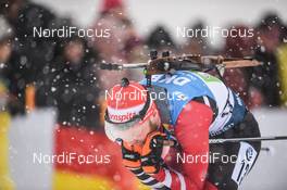 18.01.2020, Ruhpolding, Germany (GER): Simon Eder (AUT) -  IBU world cup biathlon, relay men, Ruhpolding (GER). www.nordicfocus.com. ©Tumashov/NordicFocus. Every downloaded picture is fee-liable.