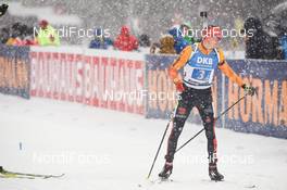 18.01.2020, Ruhpolding, Germany (GER): Benedikt Doll (GER) -  IBU world cup biathlon, relay men, Ruhpolding (GER). www.nordicfocus.com. ©Tumashov/NordicFocus. Every downloaded picture is fee-liable.