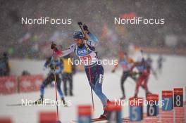 18.01.2020, Ruhpolding, Germany (GER): Mario Dolder (SUI) -  IBU world cup biathlon, relay men, Ruhpolding (GER). www.nordicfocus.com. ©Tumashov/NordicFocus. Every downloaded picture is fee-liable.