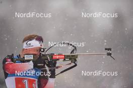 18.01.2020, Ruhpolding, Germany (GER): Johannes Dale (NOR) -  IBU world cup biathlon, relay men, Ruhpolding (GER). www.nordicfocus.com. ©Tumashov/NordicFocus. Every downloaded picture is fee-liable.