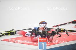 18.01.2020, Ruhpolding, Germany (GER): Johannes Dale (NOR) -  IBU world cup biathlon, relay men, Ruhpolding (GER). www.nordicfocus.com. ©Tumashov/NordicFocus. Every downloaded picture is fee-liable.
