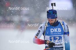 18.01.2020, Ruhpolding, Germany (GER): Serafin Wiestner (SUI) -  IBU world cup biathlon, relay men, Ruhpolding (GER). www.nordicfocus.com. ©Tumashov/NordicFocus. Every downloaded picture is fee-liable.