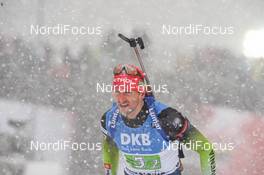 18.01.2020, Ruhpolding, Germany (GER): Jakov Fak (SLO) -  IBU world cup biathlon, relay men, Ruhpolding (GER). www.nordicfocus.com. ©Tumashov/NordicFocus. Every downloaded picture is fee-liable.