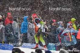 18.01.2020, Ruhpolding, Germany (GER): Klemen Bauer (SLO) -  IBU world cup biathlon, relay men, Ruhpolding (GER). www.nordicfocus.com. ©Tumashov/NordicFocus. Every downloaded picture is fee-liable.