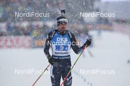18.01.2020, Ruhpolding, Germany (GER): Dominik Windisch (ITA) -  IBU world cup biathlon, relay men, Ruhpolding (GER). www.nordicfocus.com. ©Tumashov/NordicFocus. Every downloaded picture is fee-liable.