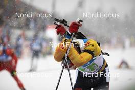 18.01.2020, Ruhpolding, Germany (GER): Philipp Nawrath (GER) -  IBU world cup biathlon, relay men, Ruhpolding (GER). www.nordicfocus.com. © Manzoni/NordicFocus. Every downloaded picture is fee-liable.