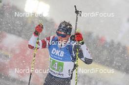 18.01.2020, Ruhpolding, Germany (GER): Sean Doherty (USA) -  IBU world cup biathlon, relay men, Ruhpolding (GER). www.nordicfocus.com. ©Tumashov/NordicFocus. Every downloaded picture is fee-liable.