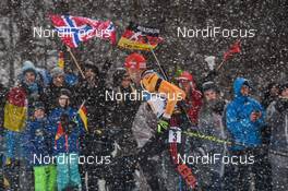 18.01.2020, Ruhpolding, Germany (GER): Arnd Peiffer (GER) -  IBU world cup biathlon, relay men, Ruhpolding (GER). www.nordicfocus.com. ©Tumashov/NordicFocus. Every downloaded picture is fee-liable.