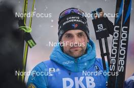 18.01.2020, Ruhpolding, Germany (GER): Simon Desthieux (FRA) -  IBU world cup biathlon, relay men, Ruhpolding (GER). www.nordicfocus.com. ©Tumashov/NordicFocus. Every downloaded picture is fee-liable.